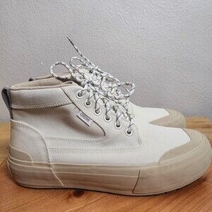 Chrome Panaracer Boots Mens Size 7 Beige Canvas Slip Resistant Chukka Ankle